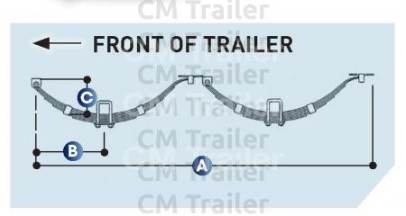 Springs Tandem Axle | CM Trailer Parts | New Zealand Trailer Parts