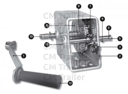 BOAT WINCH PARTS