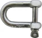 3/8" STAINLESS SHACKLE (WITH CAPTIVE ANTI-LOSS PIN, MEANS NO MORE LOST PINS)